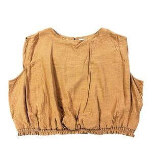 A New Day Women's Brown Sleeveless Blouse